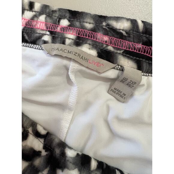 Isaac Mizrahi Soho Petite Quilted Knit Jacquard Skort PITCH BLACK NWOT SIZE 3XP - Picture 5 of 10